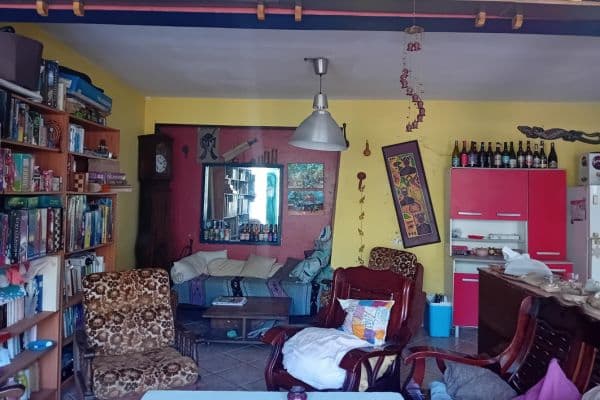 Le coin détente de l'auberge de jeunesse à La Réunion